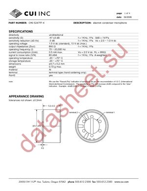 CMI-5247TF-K datasheet  